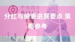 分红与缩表进展要点 策略参考