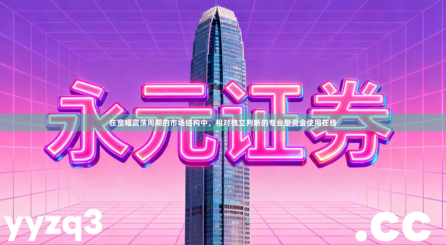 在宽幅震荡周期的市场结构中，相对独立判断的专业型资金使用在线